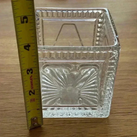 Decorative Glass Vase 3.5”x 4”, letters on outside spell BABY. - Picture 6 of 6